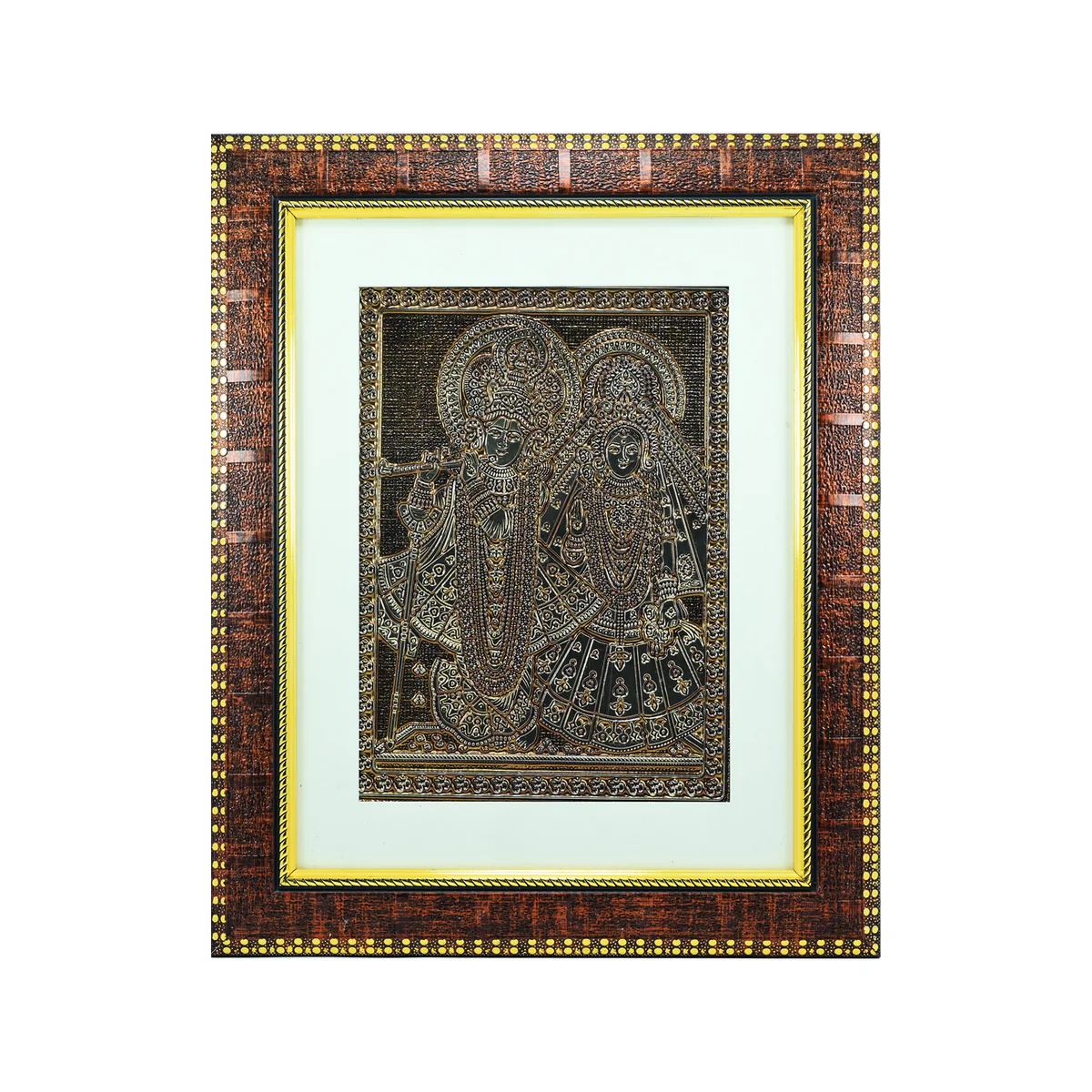 SmileSellers Handmade Radha Krishna Photo Frame Home decor,wall decor