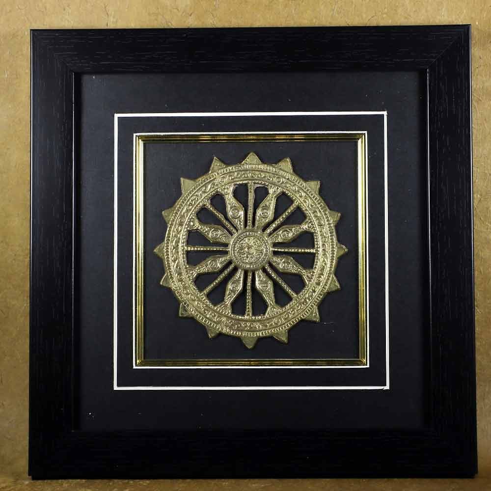 SmileSellers Konark Wheel brass designer classy photo frame