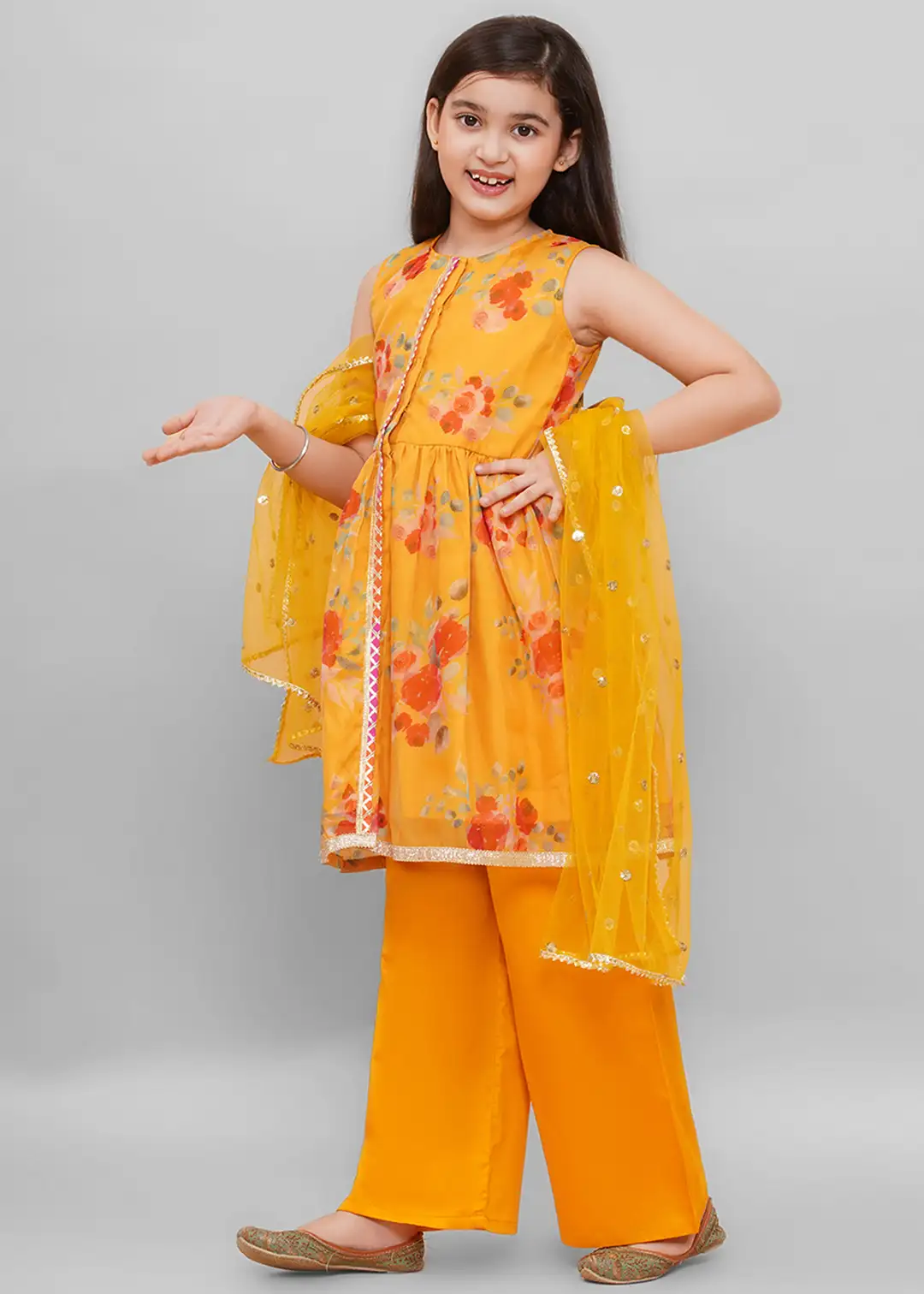 Girls Kurti with Sharara